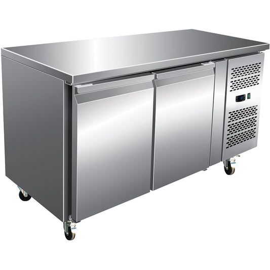 Commercial Freezer counter Ventilated 2 doors Depth 600mm